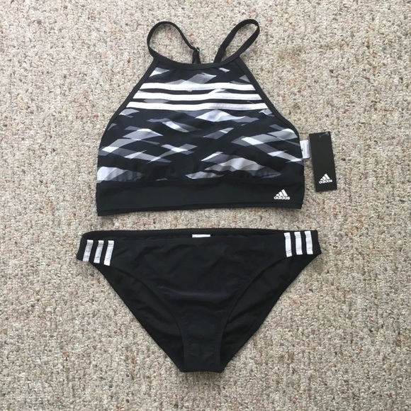 adidas two piece swimwear